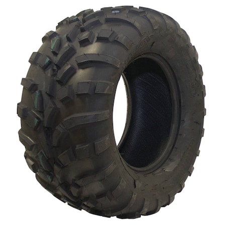 Stens 25x11.00-12 Lawn Mower Tire, 3 Ply, Direction Knobby 165-526